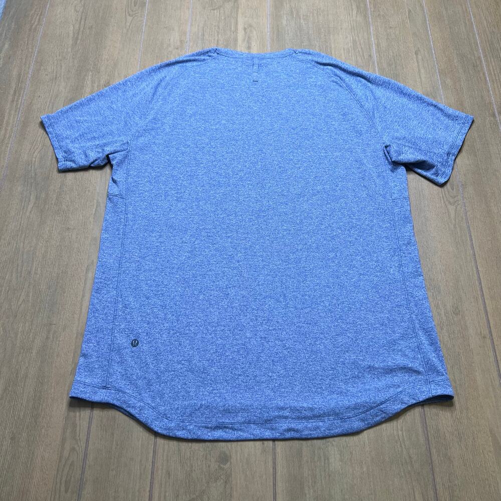 Lululemon Metal Vent Tech Shirt Mens XL Blue Short Sleeve Athletic gym - Picture 8 of 10